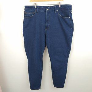 Good American Good Waist Skinny Jeans Dark Wash size 20